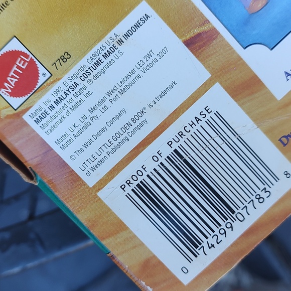 1992 Disneys Snow White Barbie - Picture 8 of 8